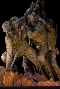 Soldiers at Iwo Jima